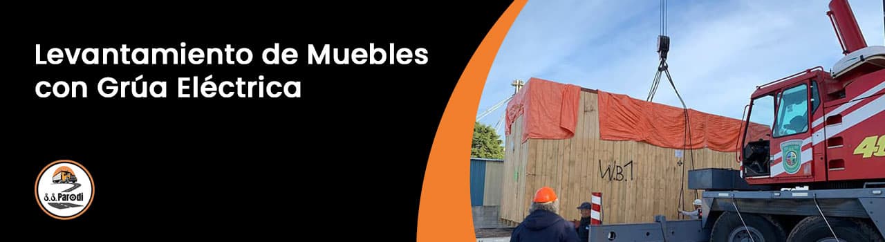 Levantamiento de Muebles con Grúa Eléctrica