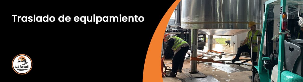 Traslado de equipamiento