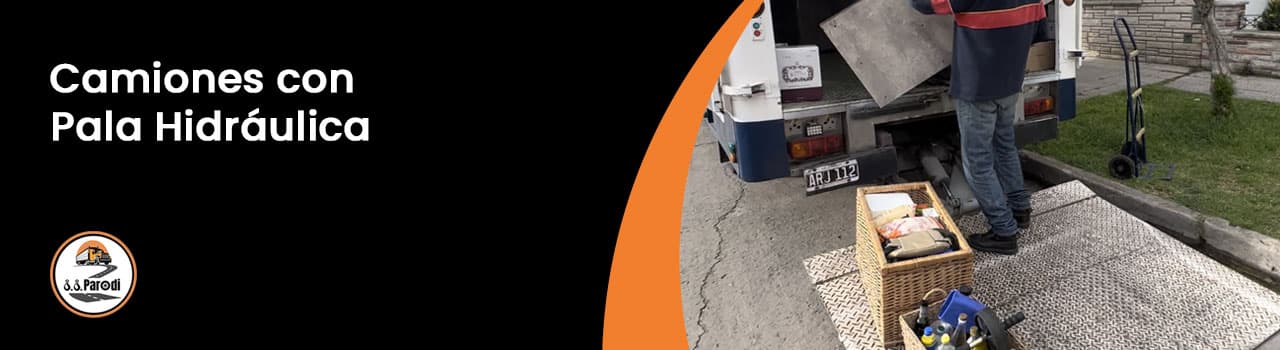 Camiones con pala hidráulica